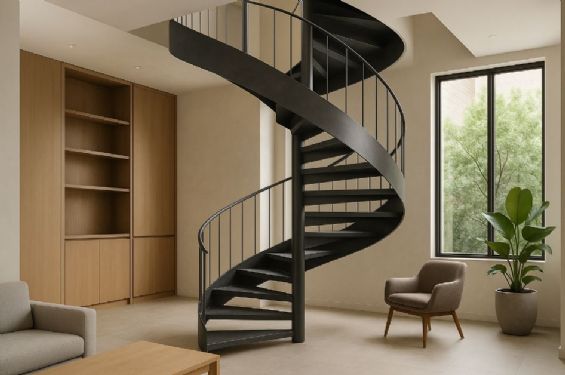 金屬螺旋樓梯怎麼設計？樞柱、骨架與荷重抓法全解析